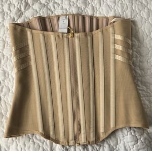 Elegant Tan Corset Skirt